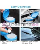 Универсални таблетки за течност за чистачки и прозорци 10 броя